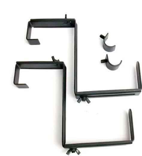 style selections 2-pack 6.75-in steel window box brackets|Amazon.com: Window Box Brackets.